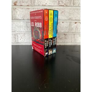 JD Robb (Nora Roberts)  1st three books in the Death Series